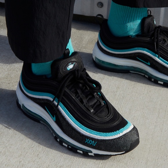 air max 97 black and turquoise
